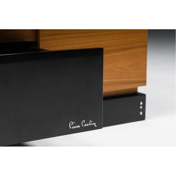 Image 1 of Vintage laqué en teak credenza van Pierre Cardin, 1970