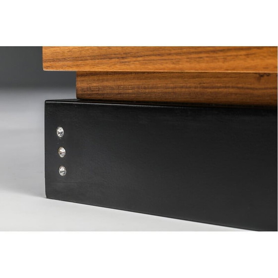 Image 1 of Vintage laqué en teak credenza van Pierre Cardin, 1970