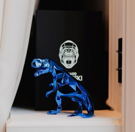 Image 1 of Richard Orlinski T-Rex Spirit Blauw