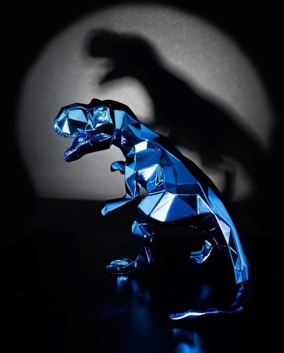 Image 1 of Richard Orlinski T-Rex Spirit Blauw