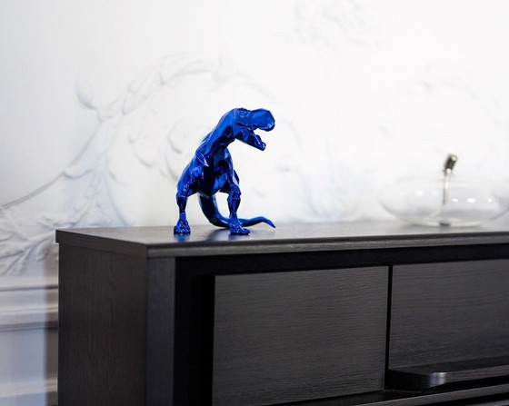 Image 1 of Richard Orlinski T-Rex Spirit Blauw