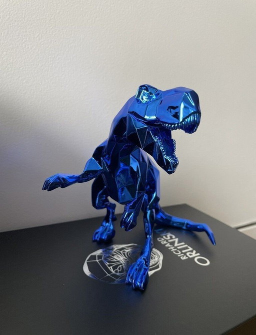 Richard Orlinski T-Rex Spirit Blauw