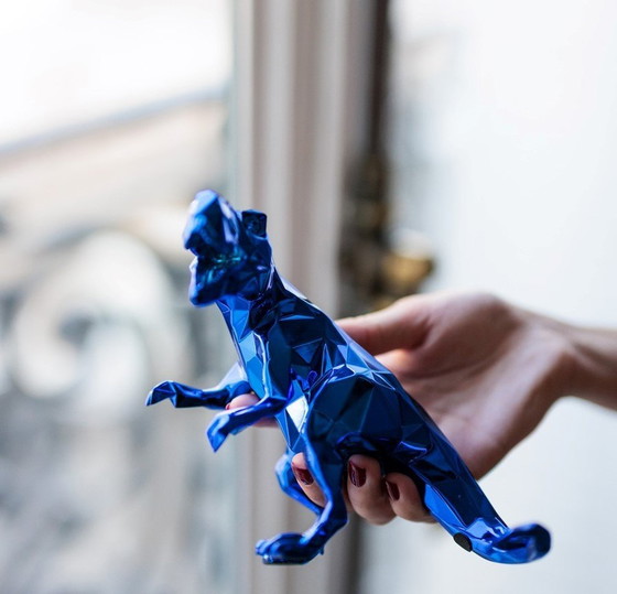 Image 1 of Richard Orlinski T-Rex Spirit Blauw