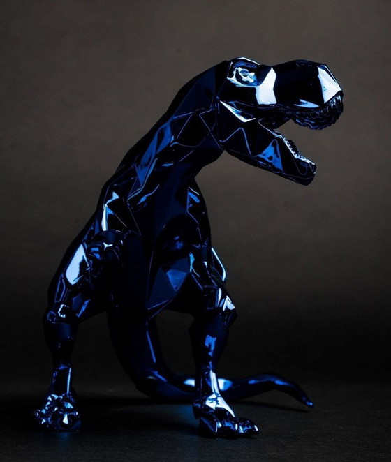 Image 1 of Richard Orlinski T-Rex Spirit Blauw