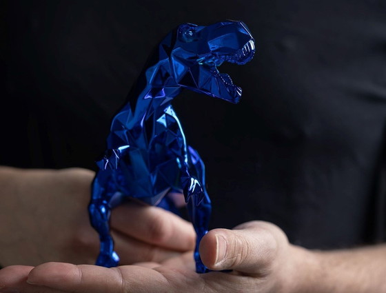 Image 1 of Richard Orlinski T-Rex Spirit Blauw