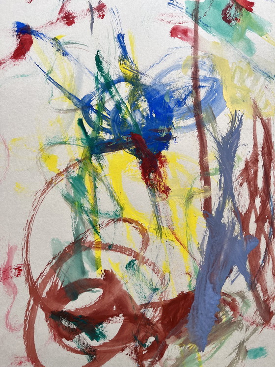 Image 1 of Abstracte gouache.