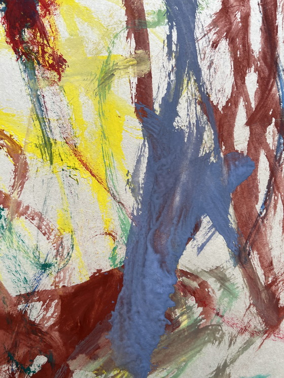 Image 1 of Abstracte gouache.