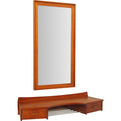 Deense vintage teakhouten kaptafel, jaren 1950