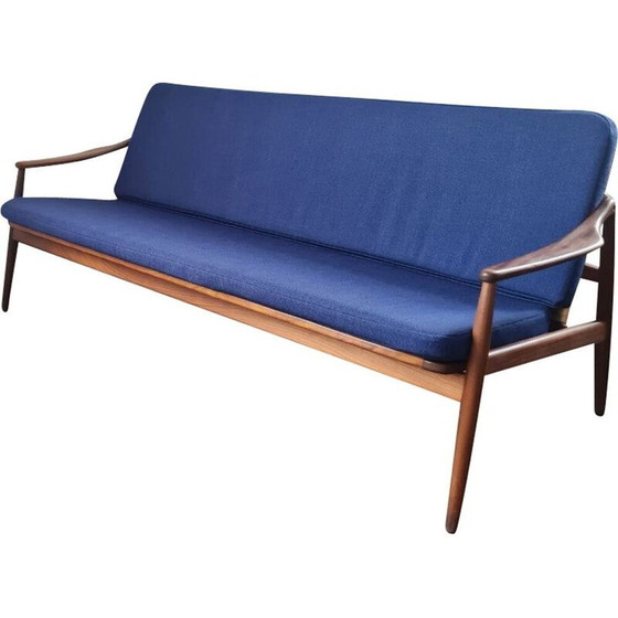 Image 1 of Geglazuurde keramieken vaas van Le Brescon voor Vallauris, 1960