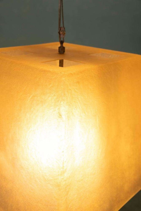 Image 1 of Minimalistisch vintage hanglamp fiberglas, Roche Babois