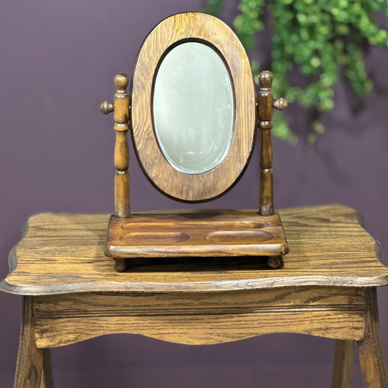Image 1 of Ovale Zware Dressoirspiegel
