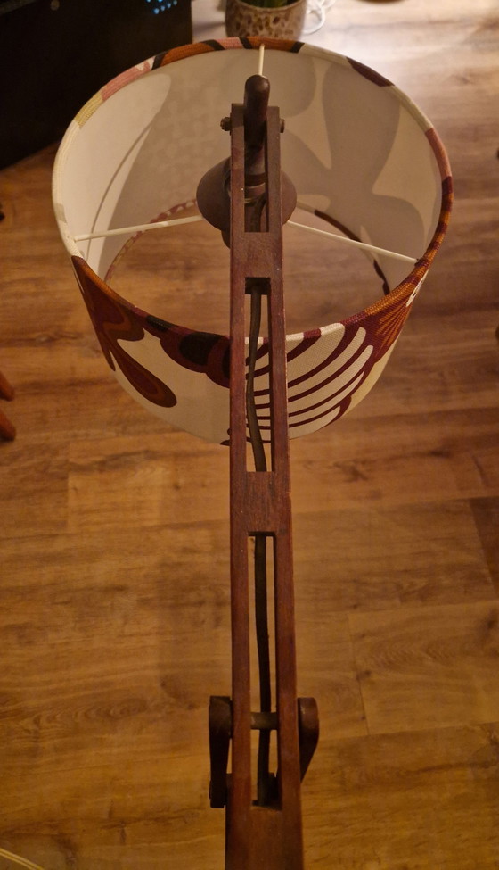 Image 1 of Vintage Schaarlamp Met Mooie Lampenkap