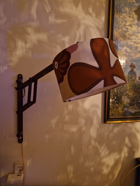 Image 1 of Vintage Schaarlamp Met Mooie Lampenkap