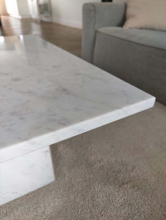 Image 1 of Carrara Marble Coffee Table