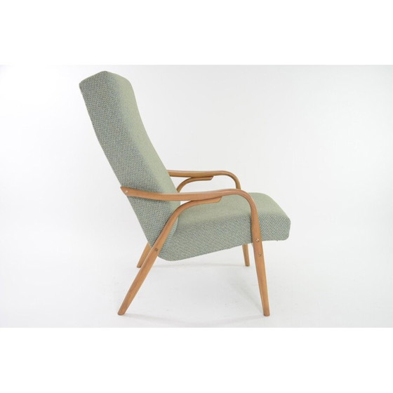 Image 1 of Vintage fauteuil J groen blauw, 1960