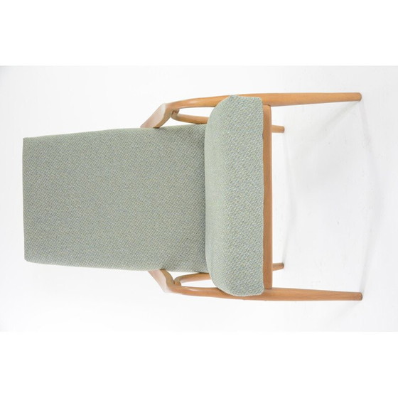 Image 1 of Vintage fauteuil J groen blauw, 1960