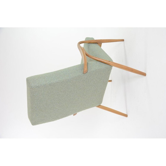 Image 1 of Vintage fauteuil J groen blauw, 1960