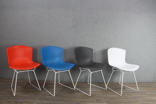 4X Harry Bertoia Knoll Stoelen Kunststof