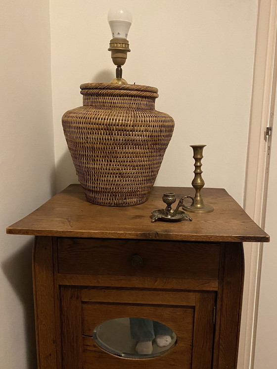 Image 1 of Vintage Rotan Lamp