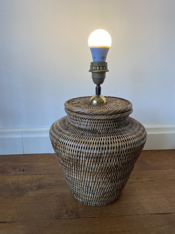 Image 1 of Vintage Rotan Lamp