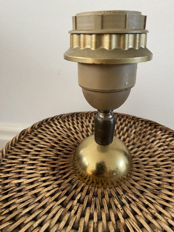 Image 1 of Vintage Rotan Lamp