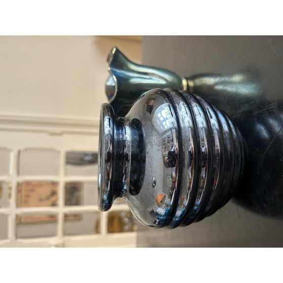 Image 1 of Paar vintage vazen van gevlamd zandsteen