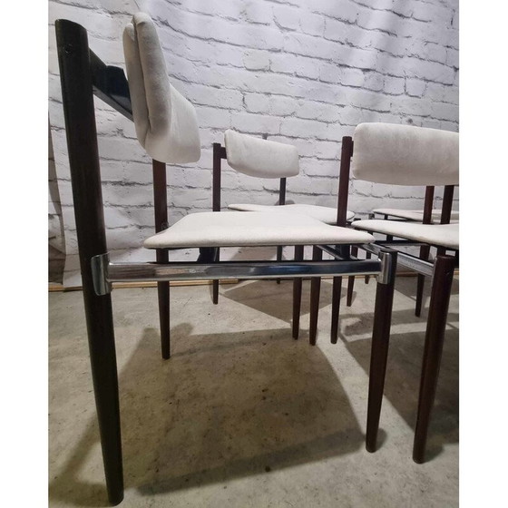 Image 1 of Set van 4 vintage eetkamerstoelen door C. Denekamp voor Thereca, jaren 1960