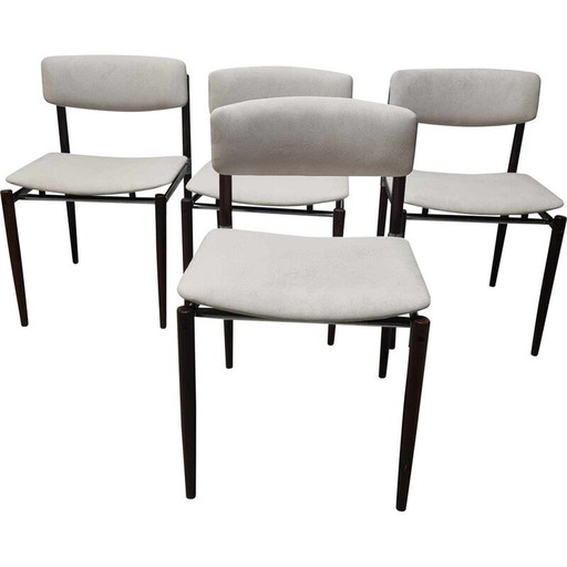 Set van 4 vintage eetkamerstoelen door C. Denekamp voor Thereca, jaren 1960