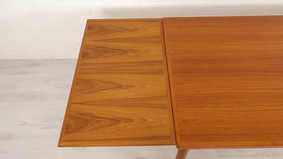 Image 1 of Vintage Eettafel | Uitschuifbaar | Teak | 145 Cm