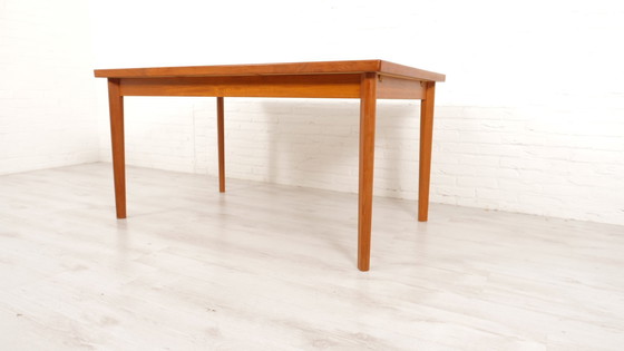 Image 1 of Vintage Eettafel | Uitschuifbaar | Teak | 145 Cm