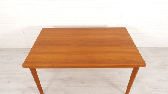 Image 1 of Vintage Eettafel | Uitschuifbaar | Teak | 145 Cm