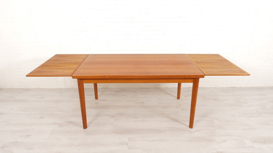 Image 1 of Vintage Eettafel | Uitschuifbaar | Teak | 145 Cm