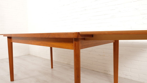 Image 1 of Vintage Eettafel | Uitschuifbaar | Teak | 145 Cm