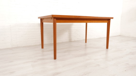 Image 1 of Vintage Eettafel | Uitschuifbaar | Teak | 145 Cm