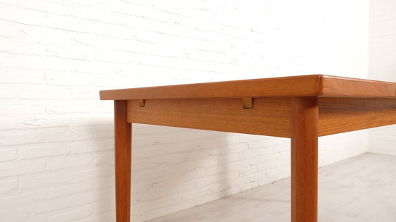 Image 1 of Vintage Eettafel | Uitschuifbaar | Teak | 145 Cm