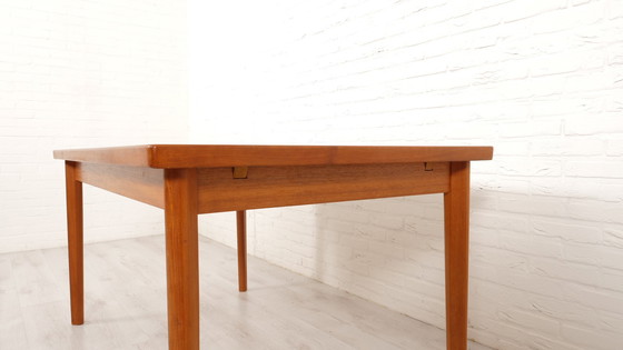 Image 1 of Vintage Eettafel | Uitschuifbaar | Teak | 145 Cm