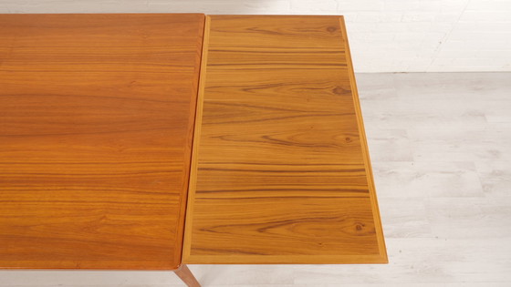 Image 1 of Vintage Eettafel | Uitschuifbaar | Teak | 145 Cm