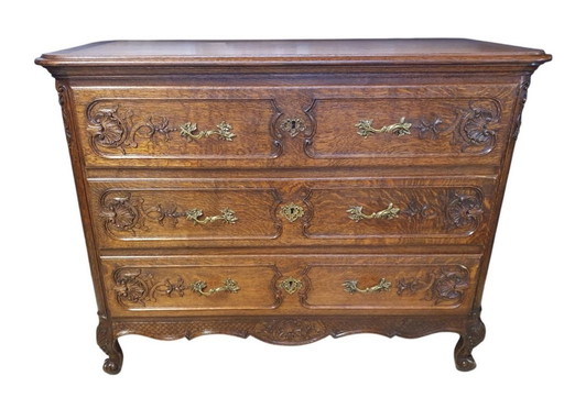 2089 Antieke Louis Xv Quinze Commode, Ladenkast