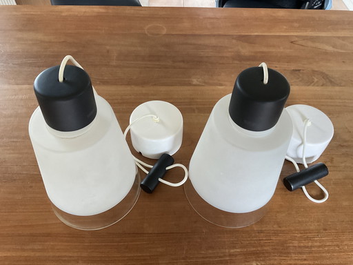 2x Vintage IKEA pendel lamp