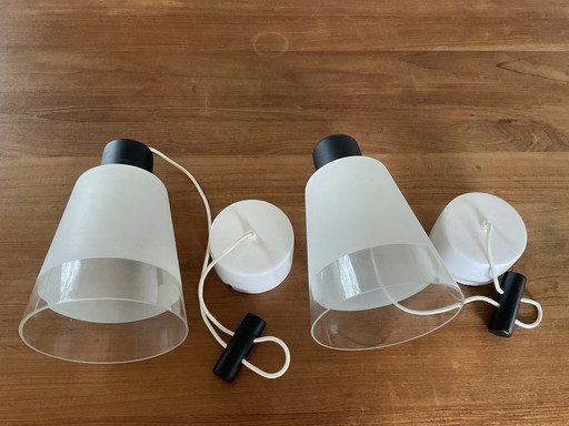 2x Vintage IKEA pendel lamp