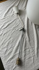 Grote Peill and Putzler witte Malta hanglamp door Aloys F. Gangkofner,
