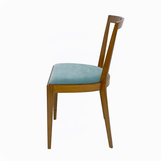 Image 1 of Acht Eetkamerstoelen Ponti 940 Door Gio Ponti Voor Bbb Italia