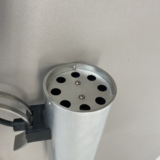 Image 1 of Zilveren metalen verstelbare space age wandspot van Erco Lights, Duitsland 1970S