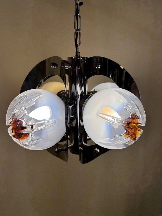 Image 1 of Murano Geblazen Glas Hanglamp