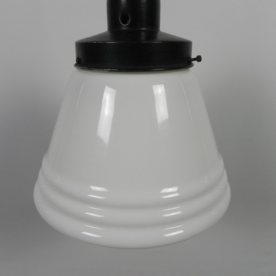 Image 1 of Art Deco hanglamp met meerdere ribben