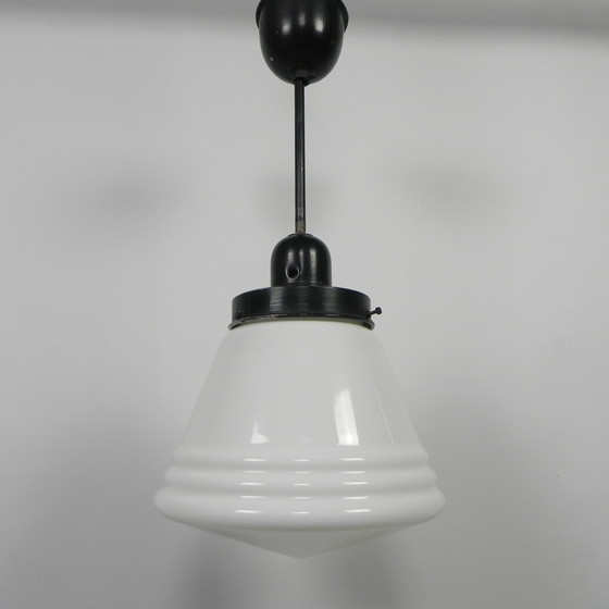 Image 1 of Art Deco hanglamp met meerdere ribben