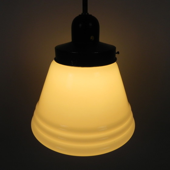 Image 1 of Art Deco hanglamp met meerdere ribben