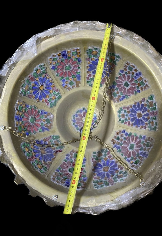 Image 1 of Luxe Handgemaakte Marokkaanse Koperlamp – 47 cm x 30 cm