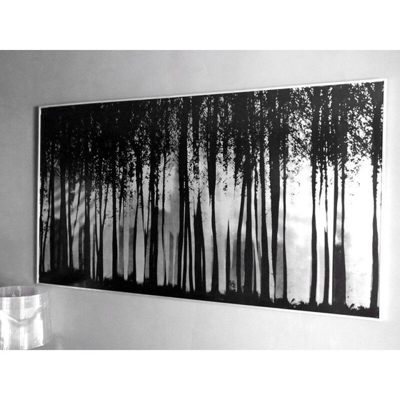 Image 1 of Vintage schilderij Fontana Franco ontwerp door Almar Milano , Italië 1976