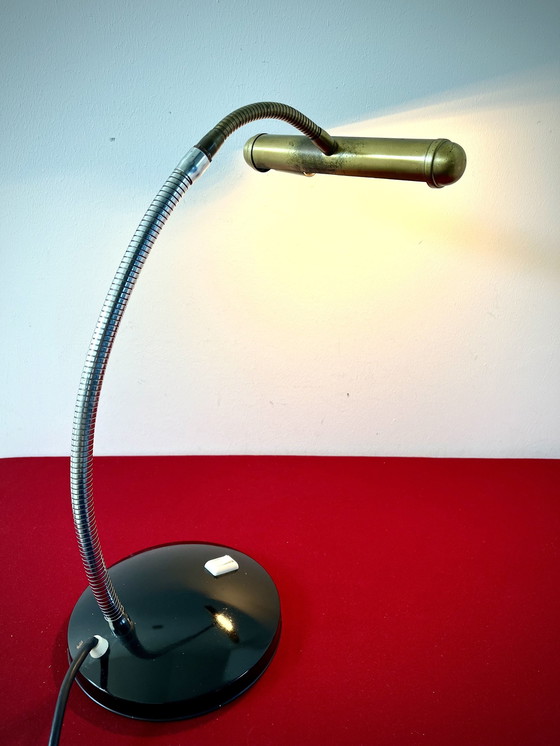 Image 1 of Vintage Messing Piano Lampje 